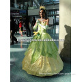 2012 Fashionable and Newest tiana princess1 dress cosplay costume